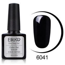 Ув Гел Лак 3в1 стъпка 10ml 6041 black Elite99 Ув Гел Лак 3в1 стъпка 10ml 6041 black Elite99